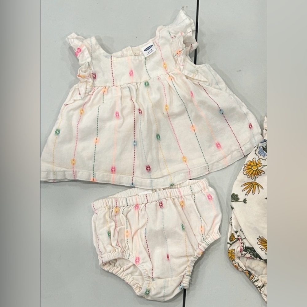 Striped Baby Romper Set